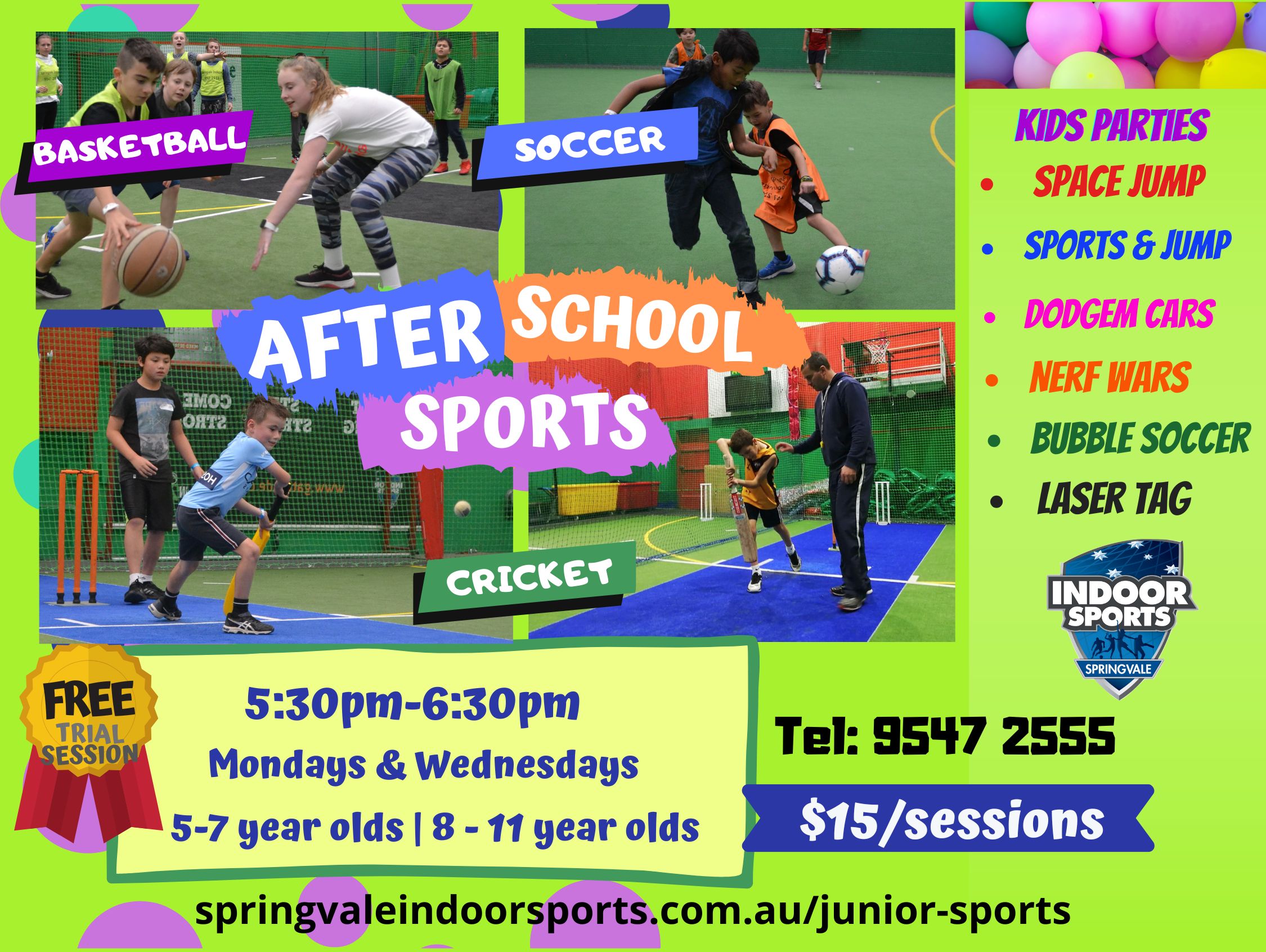 junior sports flyer